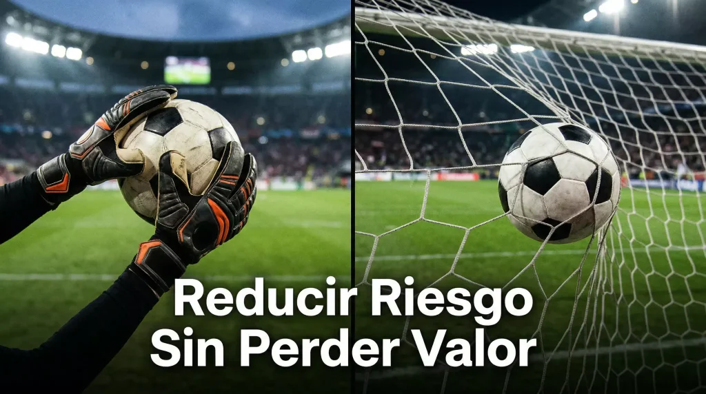 Diagrama visual comparando los mercados Draw No Bet y Doble Oportunidad en apuestas de fútbol